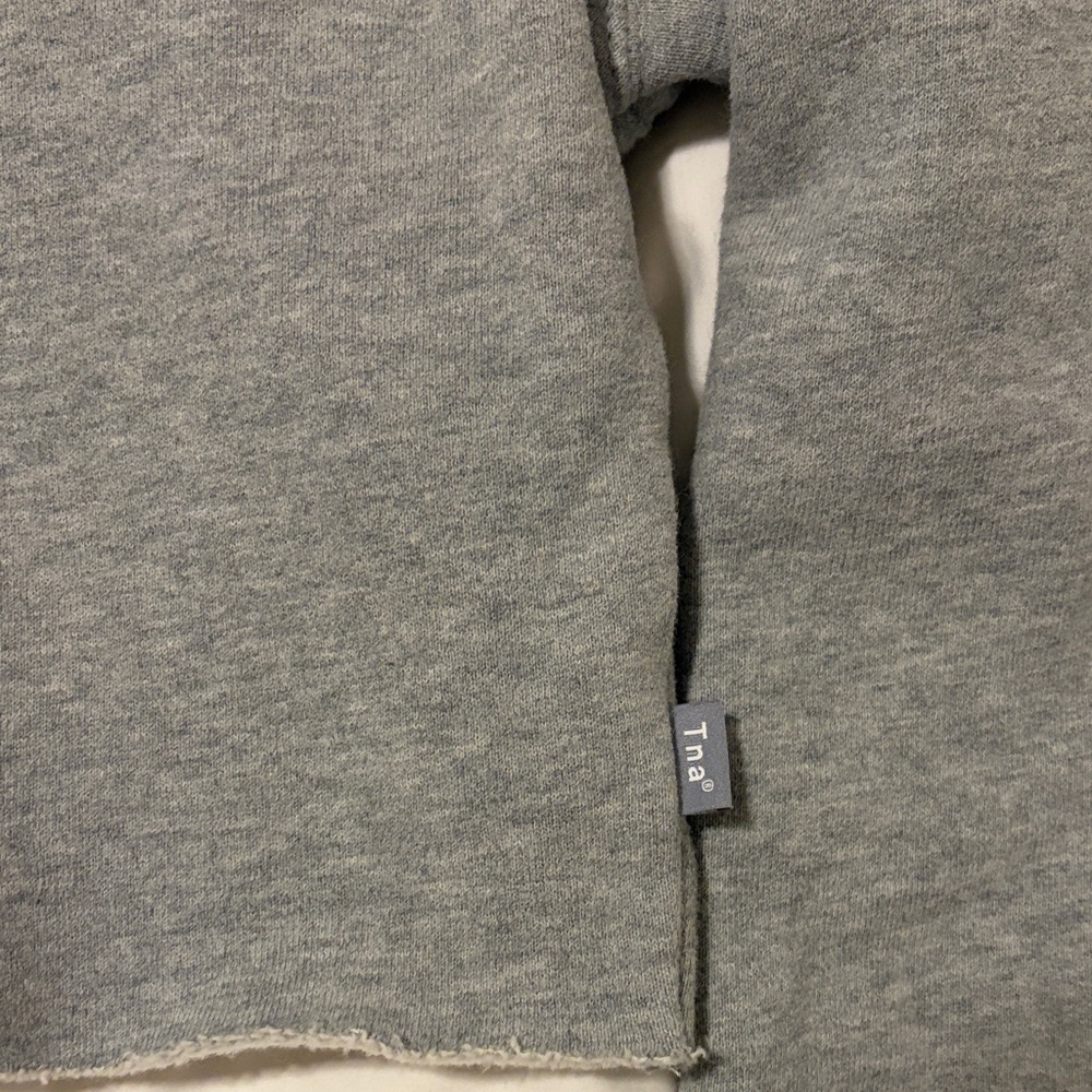 Aritzia TNA Grey Perfect Cropped Hoodie - Picture 5 of 7